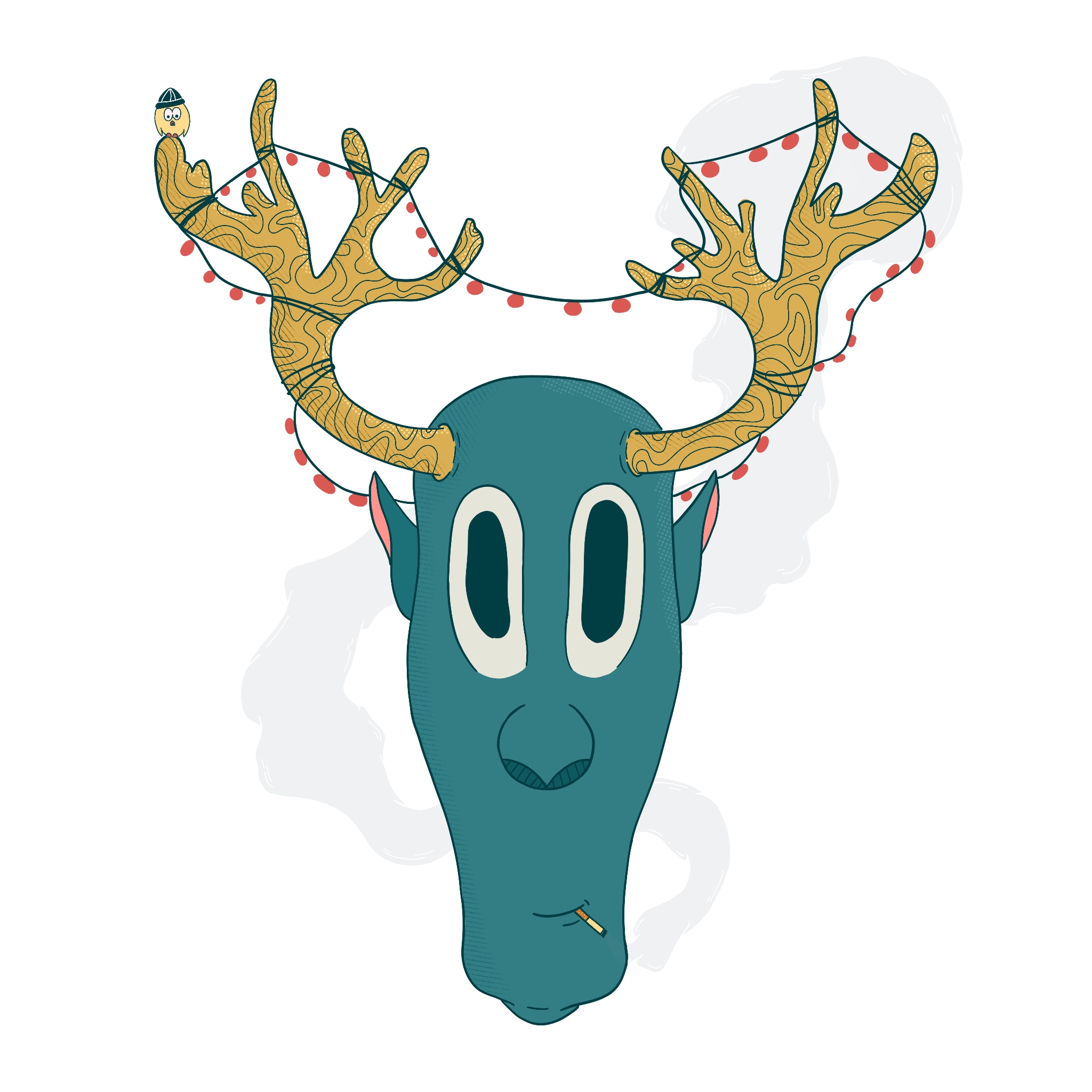 Moose sticker